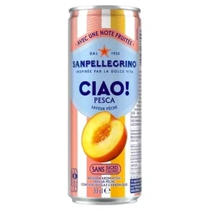 San Pel Ciao Pêche Boîtes 6-Pack