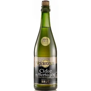Cidre de Bretagne IGP VP
Bouché Brut Valderance