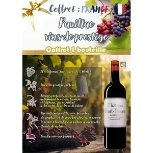 Château Haut Bages Libéral 2023
5ème Cru Classé Pauillac - Coffret Noel de 1 Bout