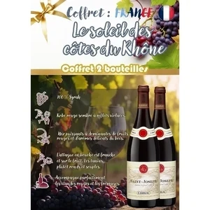 Saint Joseph AOC E. Guigal
Coffret Noel de 2 Bout