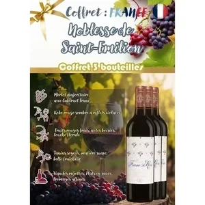 Château Franc la Rose MDC
Saint-Emilion Grand Cru Classé 2022
Coffret Noel de 3 Bout